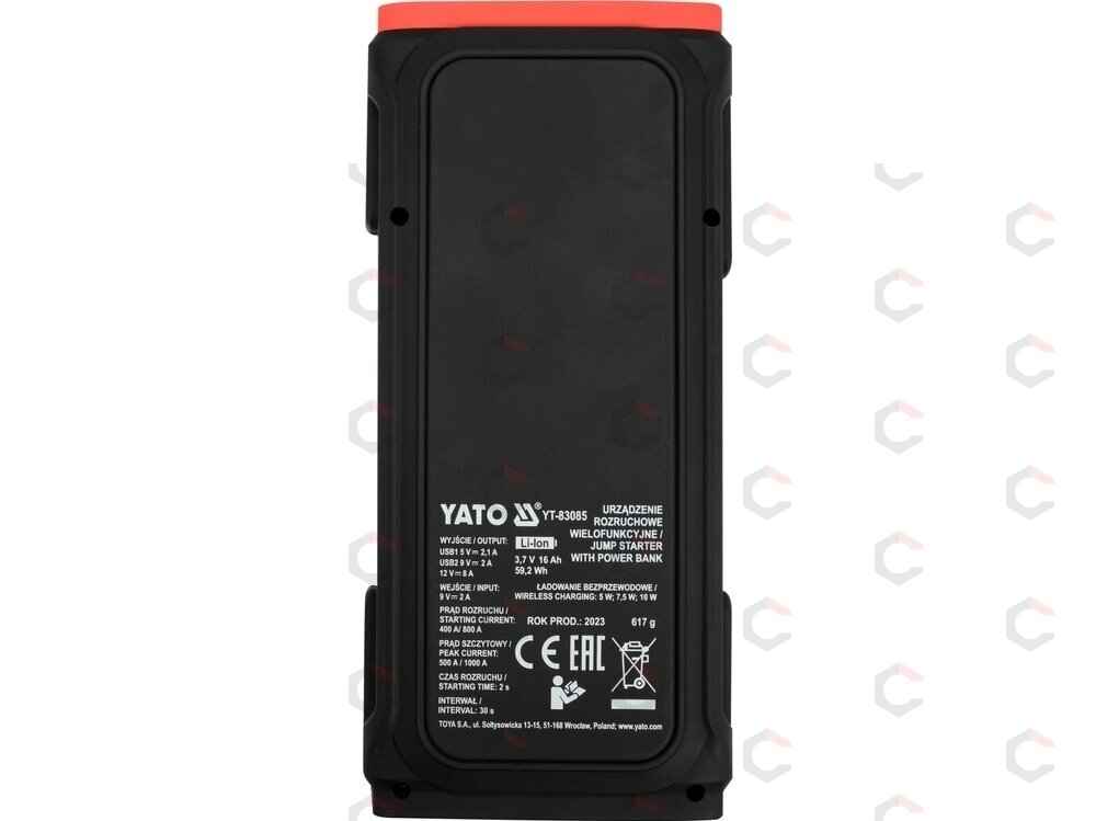 Paleidimo prietaisas | powerbank | 16000 mAh | LCD | indukcinis pakrovimas (YT-83085) 3 Paleidimo prietaisas | powerbank | 16000 mAh | LCD | indukcinis pakrovimas (YT-83085) 3