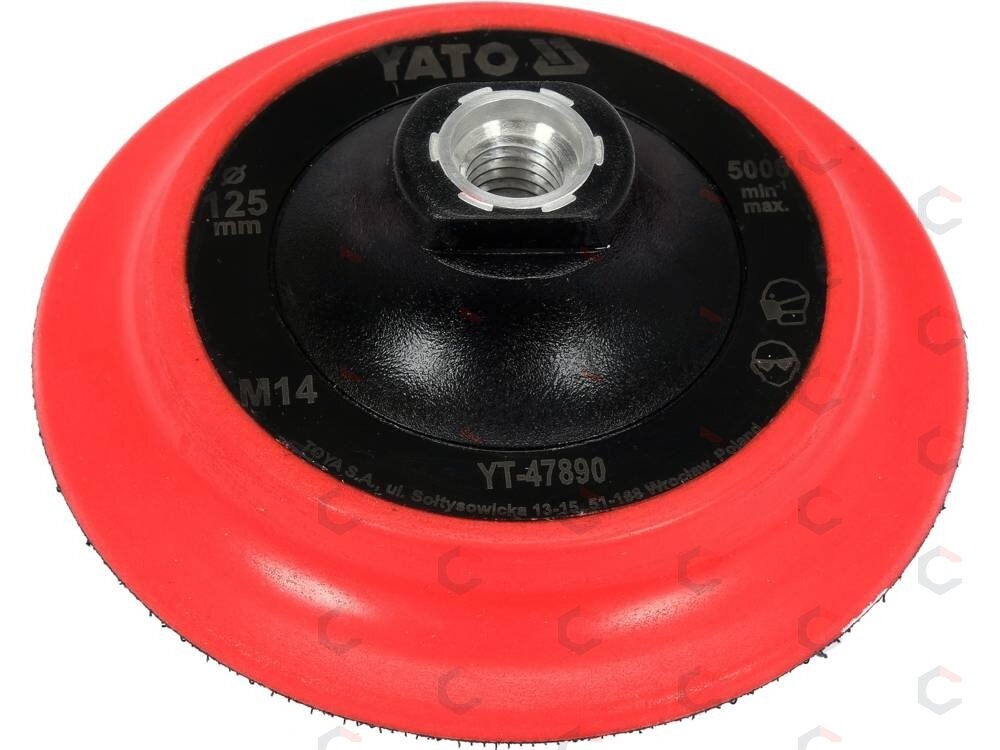 Padas su velcro | M14 | 125 mm (YT-47890) Padas su velcro | M14 | 125 mm (YT-47890)