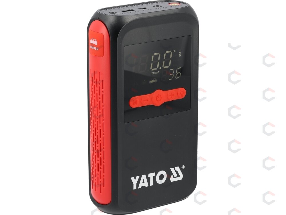 Paleidimo įrenginys su kompresoriumi | 12 V | 12000 mAh | pikinė srovė 600 A (YT-83086) 3 Paleidimo įrenginys su kompresoriumi | 12 V | 12000 mAh | pikinė srovė 600 A (YT-83086) 3