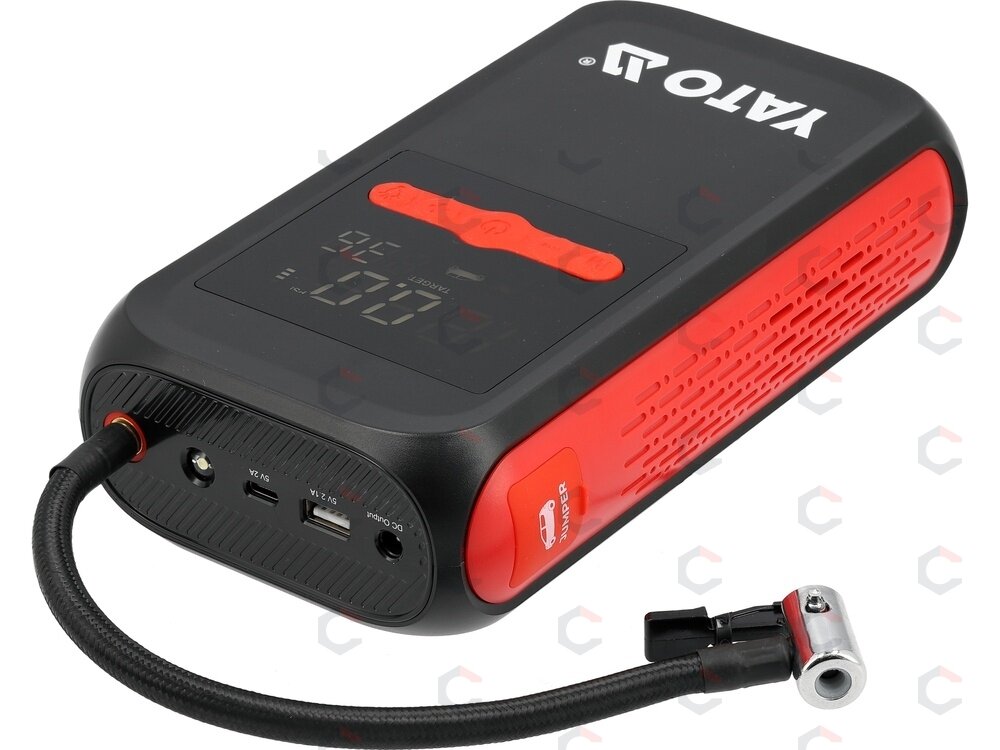 Paleidimo įrenginys su kompresoriumi | 12 V | 12000 mAh | pikinė srovė 600 A (YT-83086) 8
