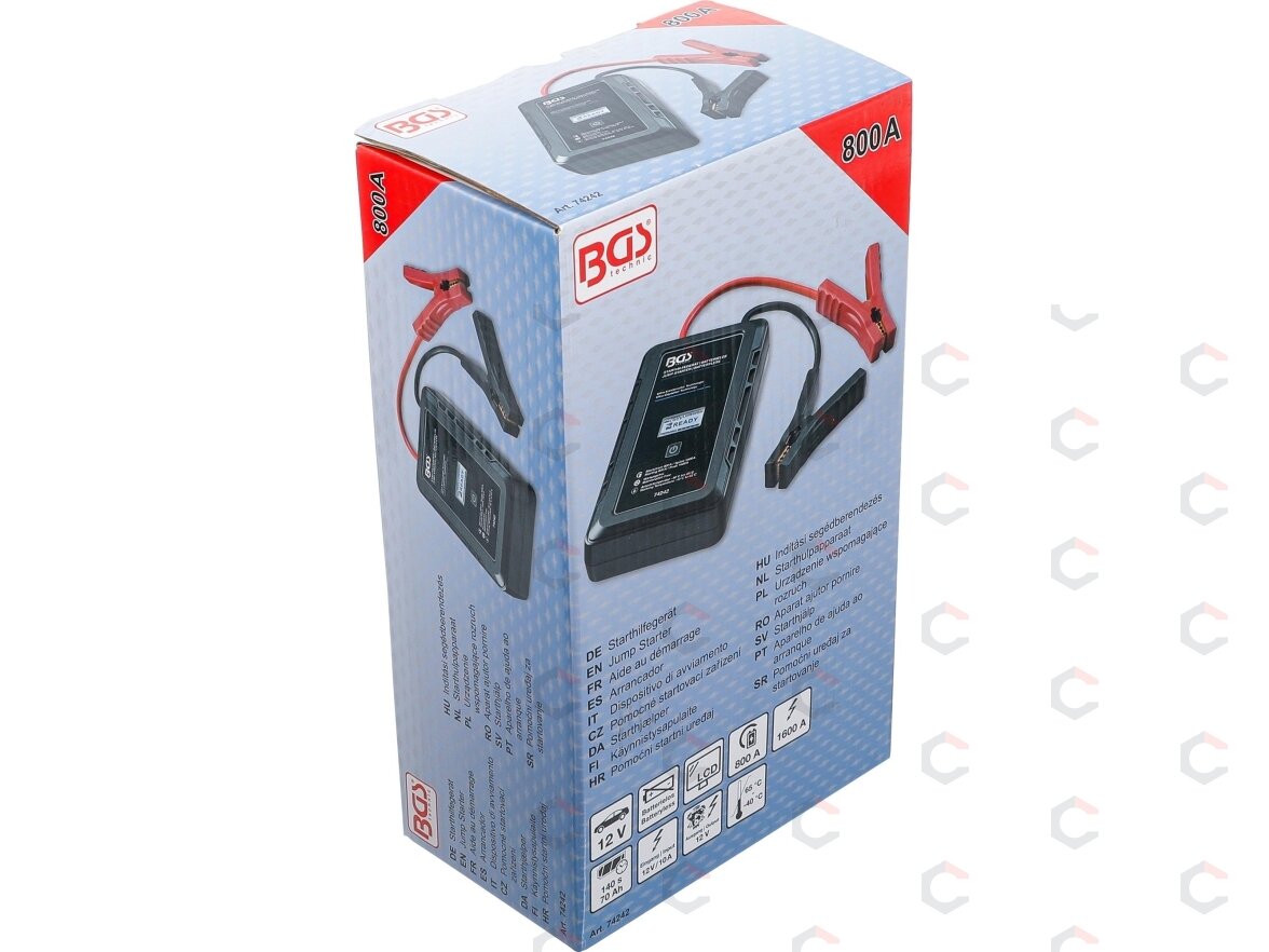 Paleidėjas / užvedėjas | Be baterijų | Ultra-Capacitor Technologie | 12 V / 800 A / 1600 A (74242) 6 Paleidėjas / užvedėjas | Be baterijų | Ultra-Capacitor Technologie | 12 V / 800 A / 1600 A (74242) 6