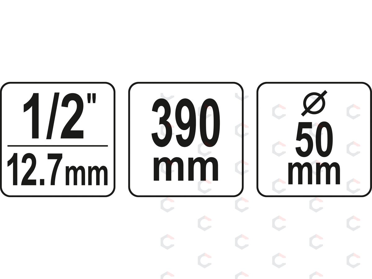 Pakabos tikrinimo įrankis | 12.5 mm (1/2") (YT-17490) 3 Pakabos tikrinimo įrankis | 12.5 mm (1/2") (YT-17490) 3