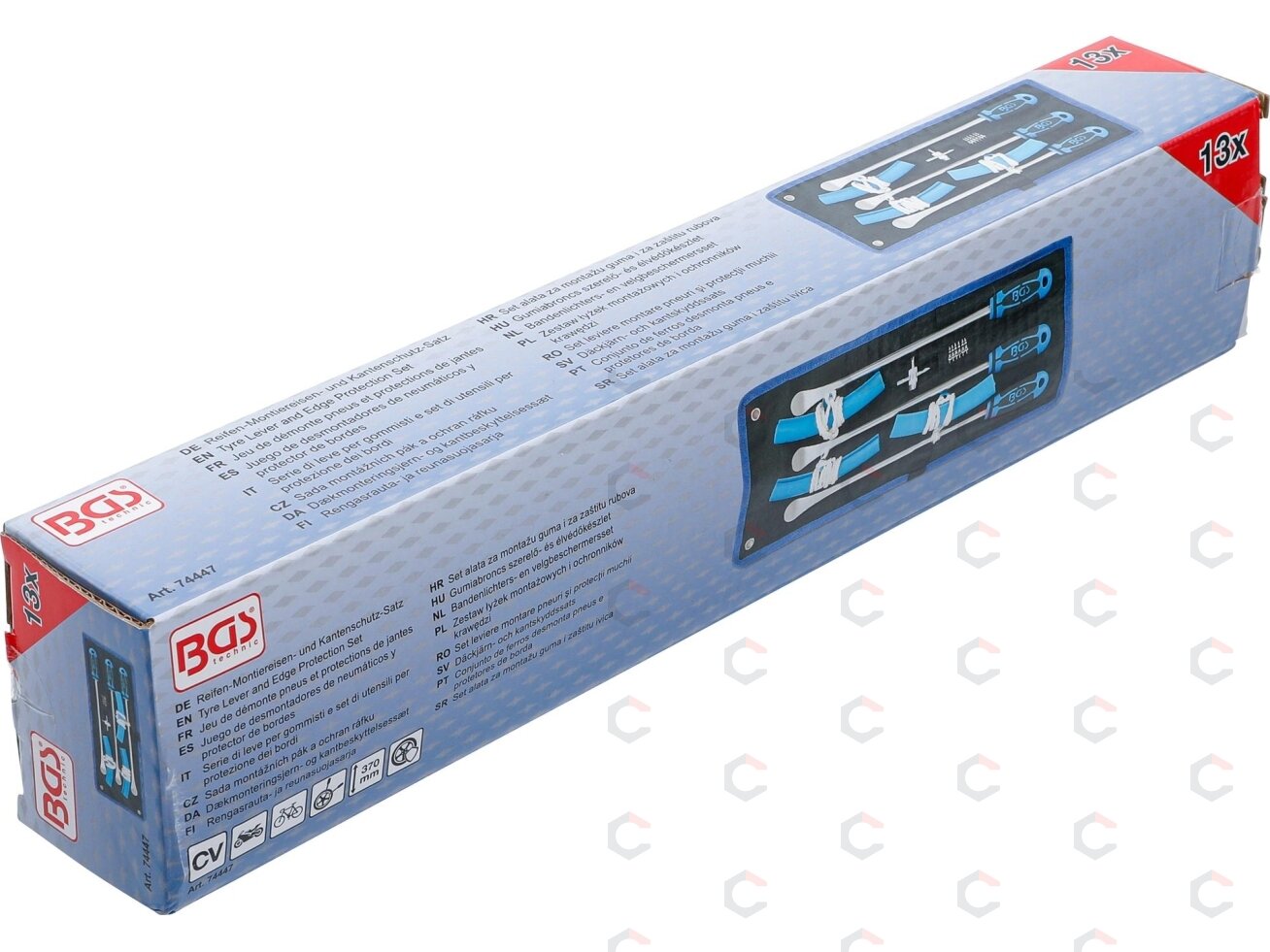 Motociklo padangų montavimo svirčių ir ratlankio apsaugų rinkinys | 370 mm | 13 vnt. | BGS (74447B) 6 Motociklo padangų montavimo svirčių ir ratlankio apsaugų rinkinys | 370 mm | 13 vnt. | BGS (74447B) 6