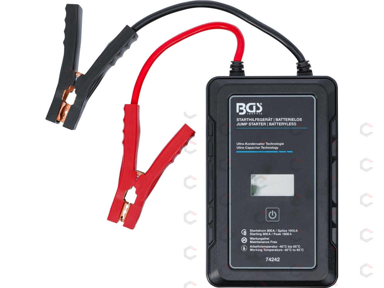 Paleidėjas / užvedėjas | Be baterijų | Ultra-Capacitor Technologie | 12 V / 800 A / 1600 A (74242) 4 Paleidėjas / užvedėjas | Be baterijų | Ultra-Capacitor Technologie | 12 V / 800 A / 1600 A (74242) 4