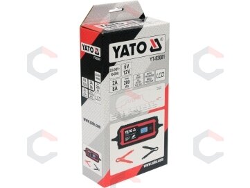 Pakrovėjas akumuliatoriams | 6 V / 12 V, mikroprocesorinis | LCD, AGM/GEL/EFB (YT-83001) 1 Pakrovėjas akumuliatoriams | 6 V / 12 V, mikroprocesorinis | LCD, AGM/GEL/EFB (YT-83001) 1