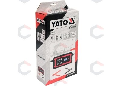 Pakrovėjas akumuliatoriams | 6 V / 12 V, LCD mikroprocesorinis | 10 A (YT-83002) 1 Pakrovėjas akumuliatoriams | 6 V / 12 V, LCD mikroprocesorinis | 10 A (YT-83002) 1