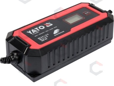 Pakrovėjas akumuliatoriams | 6 V / 12 V, mikroprocesorinis | LCD, AGM/GEL/EFB (YT-83001)
