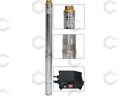 Panardinamasis giluminis siurblys – inox korpusas | 370 W | 20 m kabelis (YT-85300) Panardinamasis giluminis siurblys – inox korpusas | 370 W | 20 m kabelis (YT-85300)