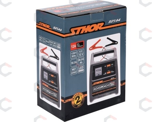 Pakrovėjas akumuliatoriams 12A / 6/12V / 210 Ah | LED (82544) 2 Pakrovėjas akumuliatoriams 12A / 6/12V / 210 Ah | LED (82544) 2
