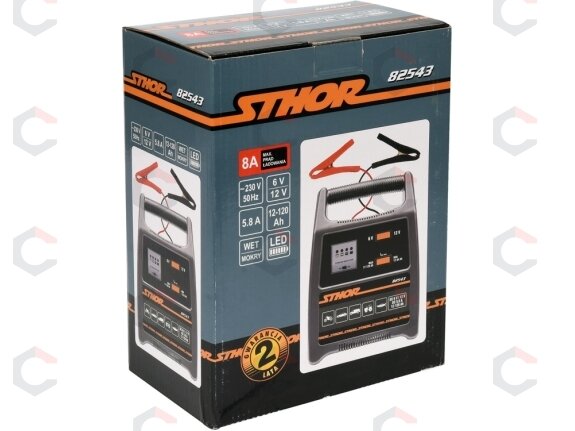 Pakrovėjas akumuliatoriams | 8A / 12V / 120 Ah | LED (82543) 2 Pakrovėjas akumuliatoriams | 8A / 12V / 120 Ah | LED (82543) 2