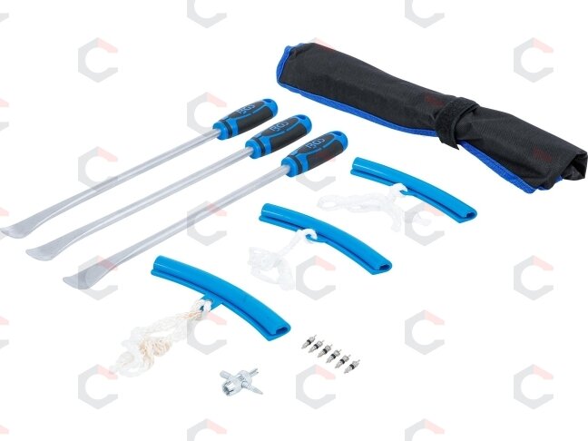 Motociklo padangų montavimo svirčių ir ratlankio apsaugų rinkinys | 370 mm | 13 vnt. | BGS (74447B) Motociklo padangų montavimo svirčių ir ratlankio apsaugų rinkinys | 370 mm | 13 vnt. | BGS (74447B)