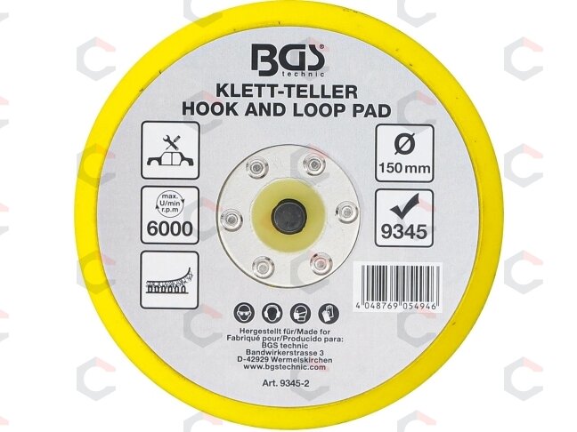 Padas poliruokliui BGS 9345 | Ø 150 mm (9345-2) 1