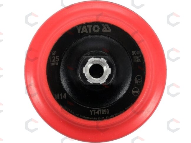 Padas su velcro | M14 | 125 mm (YT-47890) 1 Padas su velcro | M14 | 125 mm (YT-47890) 1