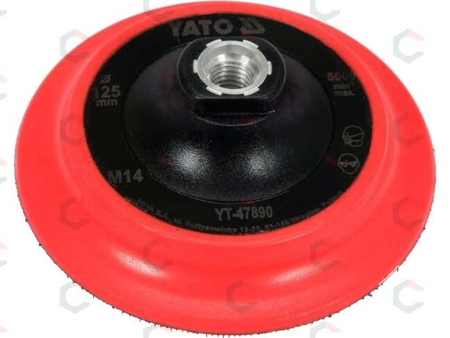 Padas su velcro | M14 | 125 mm (YT-47890) Padas su velcro | M14 | 125 mm (YT-47890)