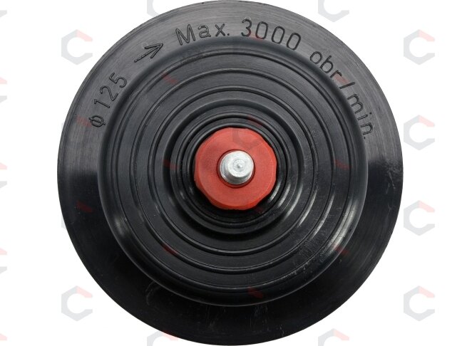 Padas su velcro su fiksuojamu šarnyriniu kampu | 125 mm (08300) 1 Padas su velcro su fiksuojamu šarnyriniu kampu | 125 mm (08300) 1