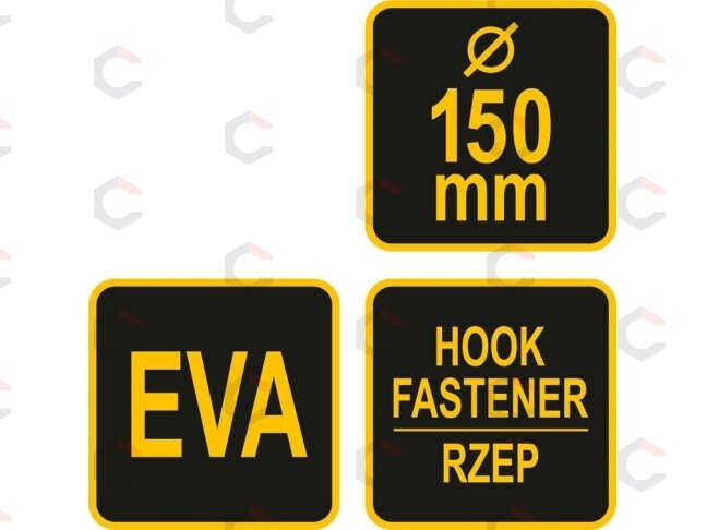 Padas velcro rankinis | 150 mm (07957) 4 Padas velcro rankinis | 150 mm (07957) 4