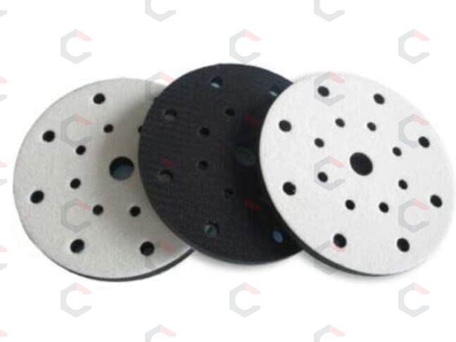 Padas, velcro su geltonų šlifavimo diskų rinkiniu | 150 mm | 17 skylių | 17 vnt (SD17Y) 4 Padas, velcro su geltonų šlifavimo diskų rinkiniu | 150 mm | 17 skylių | 17 vnt (SD17Y) 4