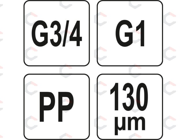 Pakaitinė kasetė Y tipo vandens filtrui | 3/4" ir 1" (88938) 3