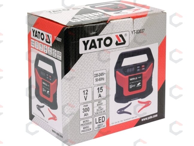 Elektroninis pakrovėjas 12V/2A, 6A, 10A, 15A BOOST 300s 20A (YT-83037) 2