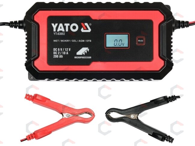 Pakrovėjas akumuliatoriams | 6 V / 12 V, LCD mikroprocesorinis | 10 A (YT-83002) 2 Pakrovėjas akumuliatoriams | 6 V / 12 V, LCD mikroprocesorinis | 10 A (YT-83002) 2