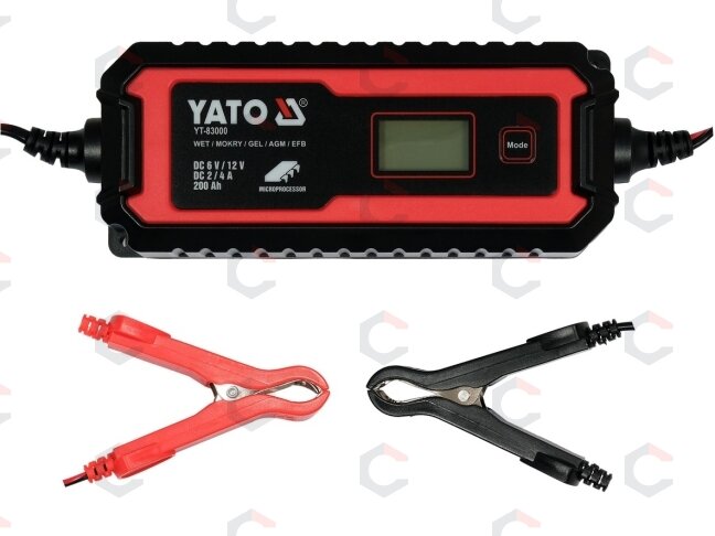 Pakrovėjas akumuliatoriams | 6 V / 12 V, mikroprocesorinis | LCD, AGM/GEL/EFB (YT-83000) 2 Pakrovėjas akumuliatoriams | 6 V / 12 V, mikroprocesorinis | LCD, AGM/GEL/EFB (YT-83000) 2