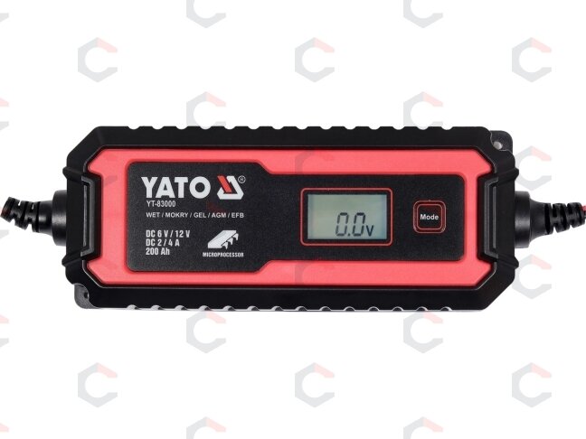 Pakrovėjas akumuliatoriams | 6 V / 12 V, mikroprocesorinis | LCD, AGM/GEL/EFB (YT-83000) 3 Pakrovėjas akumuliatoriams | 6 V / 12 V, mikroprocesorinis | LCD, AGM/GEL/EFB (YT-83000) 3