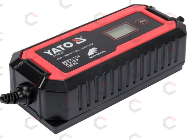 Pakrovėjas akumuliatoriams | 6 V / 12 V, mikroprocesorinis | LCD, AGM/GEL/EFB (YT-83001) Pakrovėjas akumuliatoriams | 6 V / 12 V, mikroprocesorinis | LCD, AGM/GEL/EFB (YT-83001)