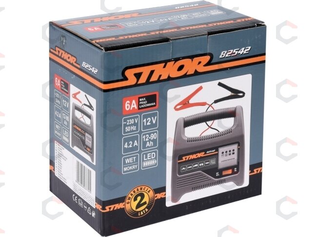 Pakrovėjas akumuliatoriams | 6A / 12V / 90 Ah | LED (82542) 1 Pakrovėjas akumuliatoriams | 6A / 12V / 90 Ah | LED (82542) 1