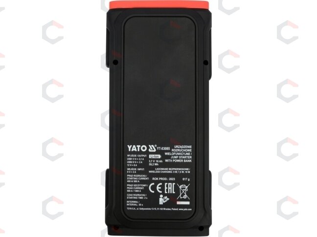 Paleidimo prietaisas | powerbank | 16000 mAh | LCD | indukcinis pakrovimas (YT-83085) 3 Paleidimo prietaisas | powerbank | 16000 mAh | LCD | indukcinis pakrovimas (YT-83085) 3