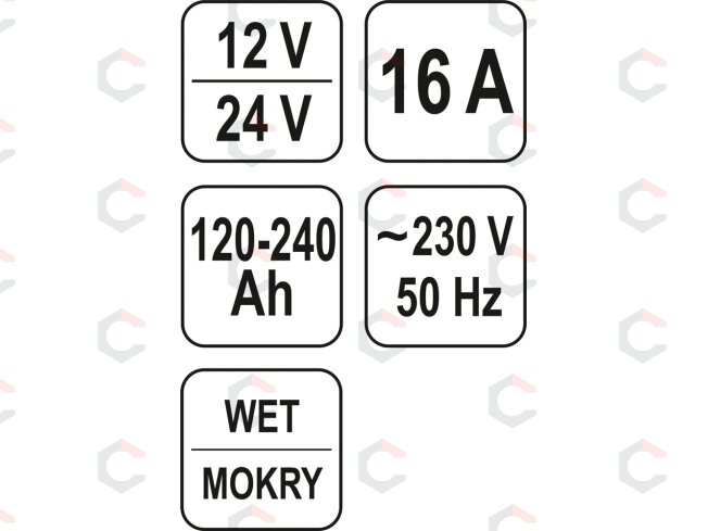 Pakrovėjas | 12/24V, START / BOST 20A, 240 Ah (YT-8304) 2 Pakrovėjas | 12/24V, START / BOST 20A, 240 Ah (YT-8304) 2