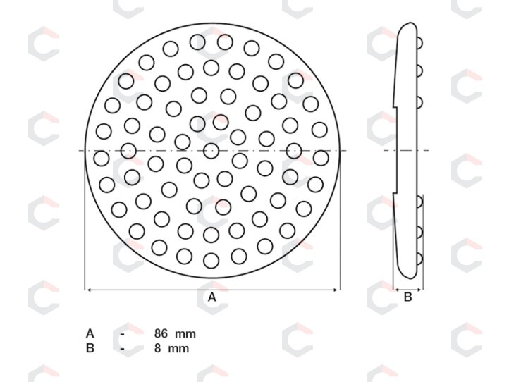 Keičiama guminė atrama domkratui BGS 7875 | Ø 86 × 8 mm (7875-3) 1 Keičiama guminė atrama domkratui BGS 7875 | Ø 86 × 8 mm (7875-3) 1