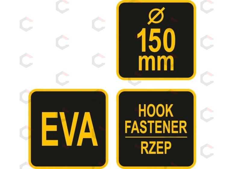 Padas velcro rankinis | 150 mm (07957) 4 Padas velcro rankinis | 150 mm (07957) 4