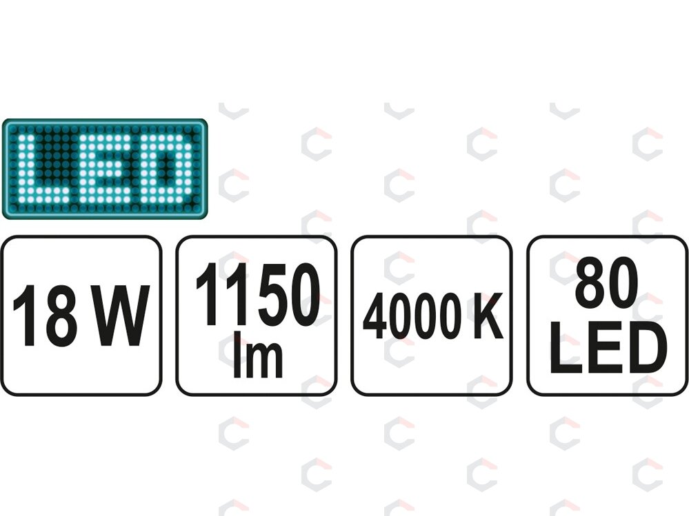 Patalpų šviestuvas LED 18W 1150LM 300x300x15mm (YT-81941) 5 Patalpų šviestuvas LED 18W 1150LM 300x300x15mm (YT-81941) 5