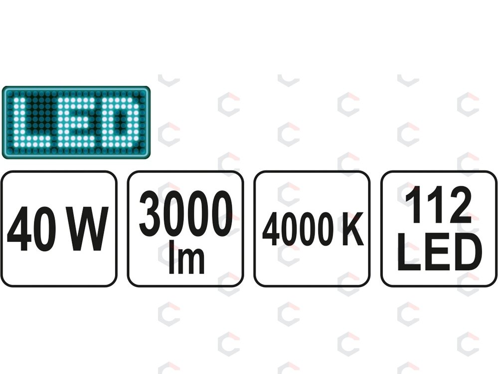 Patalpų šviestuvas LED 40W 3000LM 595x595x15mm (YT-81943) 5 Patalpų šviestuvas LED 40W 3000LM 595x595x15mm (YT-81943) 5