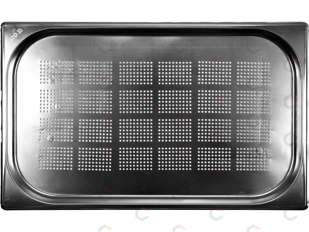 Perforuotas gastronominis indas GN 1/1 | 530 × 325 × 20 mm | nerūdijantis plienas | 2,5 l (YG-00340) 1 Perforuotas gastronominis indas GN 1/1 | 530 × 325 × 20 mm | nerūdijantis plienas | 2,5 l (YG-00340) 1
