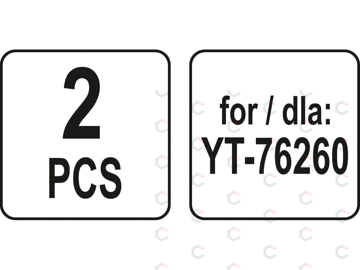 Peiliukai obliui YT-76260 (YT-76261) 2