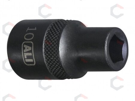 Penkiakampė galvutė 1/2", 10mm (KF2206) Penkiakampė galvutė 1/2", 10mm (KF2206)