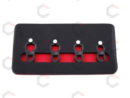 Peteliškės tipo raktų komplektas 4vnt, 11.2-16 mm (1380) 3