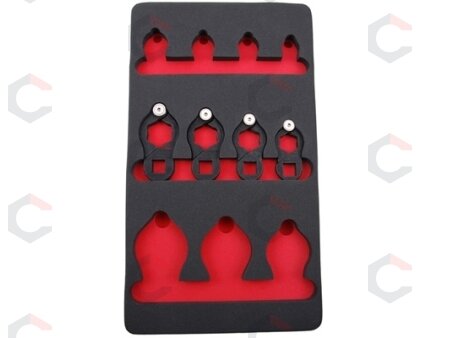 Peteliškės tipo raktų komplektas 4vnt, 17-24 mm (1381) 1