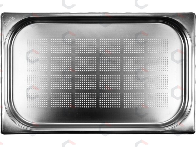 Perforuotas gastronominis indas GN 1/1 | 530 × 325 × 40 mm | nerūdijantis plienas | 5,5 l (YG-00341) 1 Perforuotas gastronominis indas GN 1/1 | 530 × 325 × 40 mm | nerūdijantis plienas | 5,5 l (YG-00341) 1