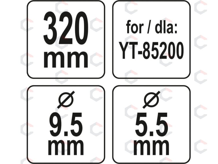 Peilis žoliapjovei | 320 mm (YT-85160) 4 Peilis žoliapjovei | 320 mm (YT-85160) 4