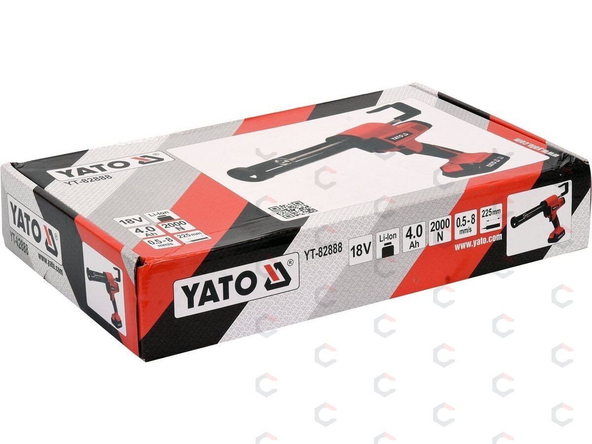 Pistoletas silikonui akumuliatorinis | 18V | 1 X 4,0AH (YT-82888) 3 Pistoletas silikonui akumuliatorinis | 18V | 1 X 4,0AH (YT-82888) 3