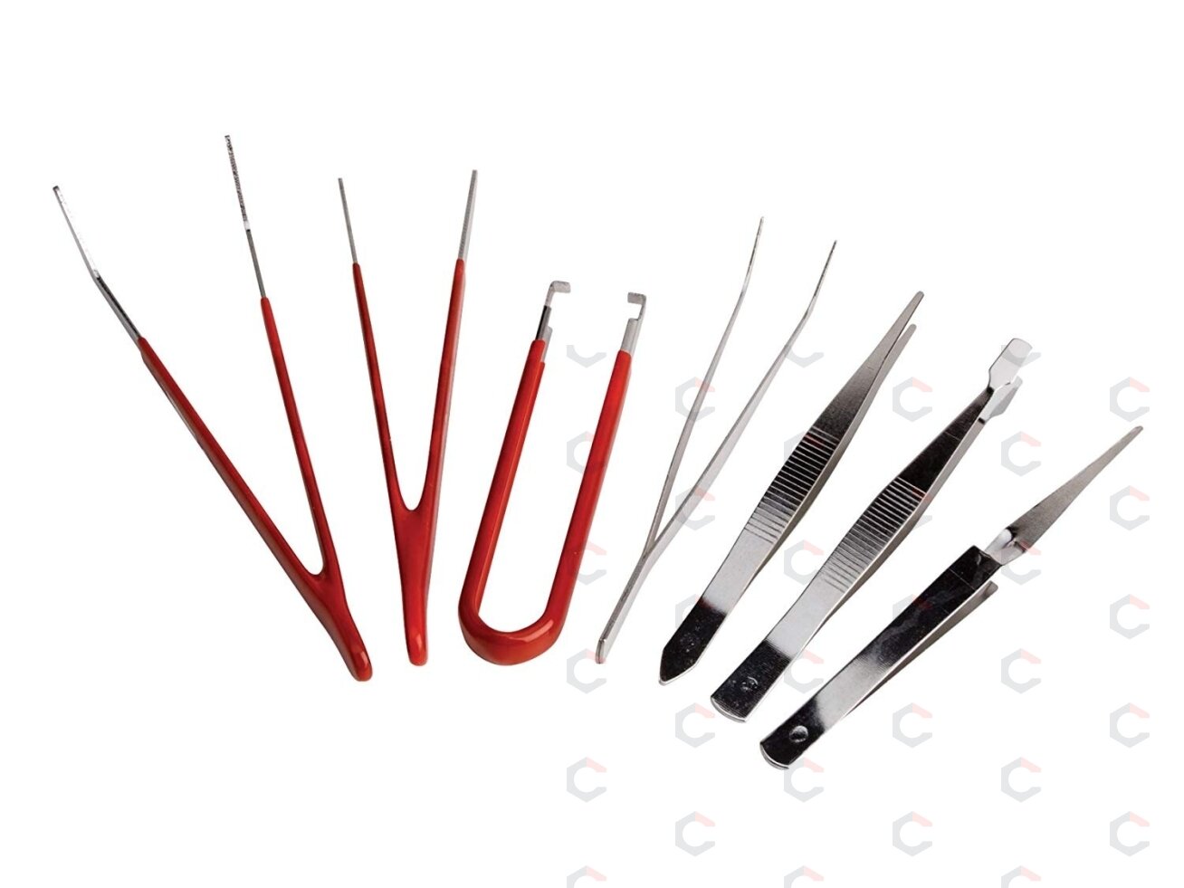 Pincetų rinkinys | 7 vnt. (TS7) Pincetų rinkinys | 7 vnt. (TS7)