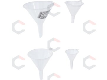 Piltuvėlių rinkinys | saugūs maistui | Ø 55 - 125 mm | 4 vnt. (70191) 2 Piltuvėlių rinkinys | saugūs maistui | Ø 55 - 125 mm | 4 vnt. (70191) 2