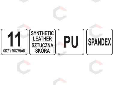 Pirštinės | atvirais galais | 11 dydis (YT-746600) 8 Pirštinės | atvirais galais | 11 dydis (YT-746600) 8
