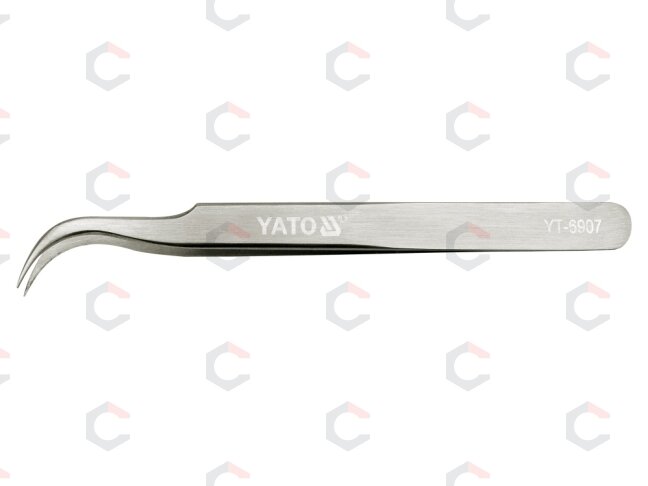 Pincetas išlenktas | 120 mm (YT-6907) Pincetas išlenktas | 120 mm (YT-6907)