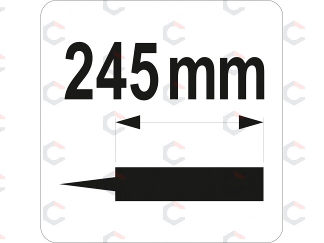 Pistoletas hermetikui | dviguboms kasetėms | 245 mm (YT-67574) 2 Pistoletas hermetikui | dviguboms kasetėms | 245 mm (YT-67574) 2