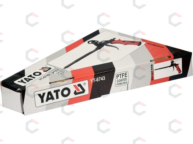 Pistoletas montažinėms/montavimo putoms tefloninis (YT-6743) 2 Pistoletas montažinėms/montavimo putoms tefloninis (YT-6743) 2