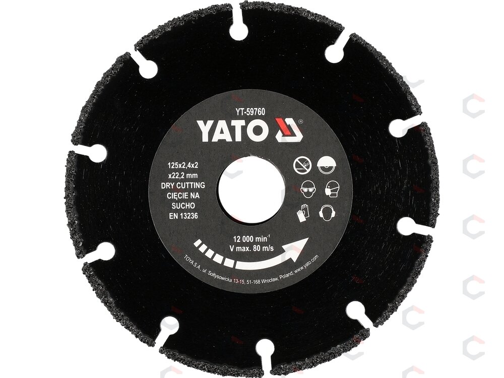 Pjovimo diskas medžiui | 125 mm (YT-59760) 1 Pjovimo diskas medžiui | 125 mm (YT-59760) 1
