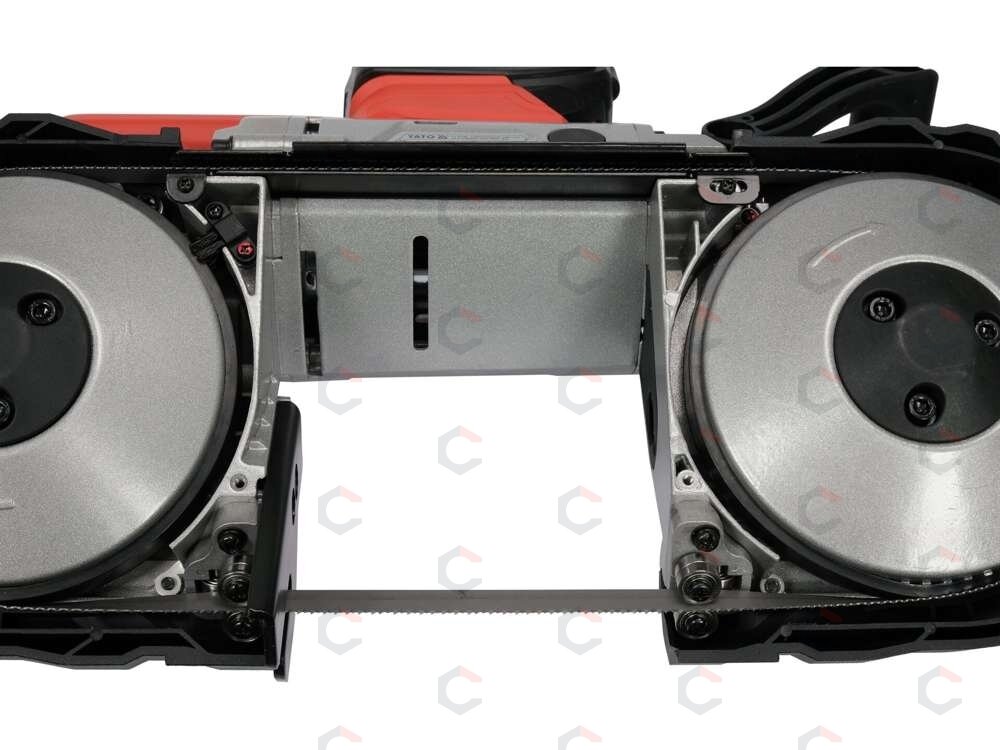 Pjūklas juostinis akumuliatorinis | be akumuliatoriaus | 18V 127 mm X 127 mm (YT-82188) 2 Pjūklas juostinis akumuliatorinis | be akumuliatoriaus | 18V 127 mm X 127 mm (YT-82188) 2
